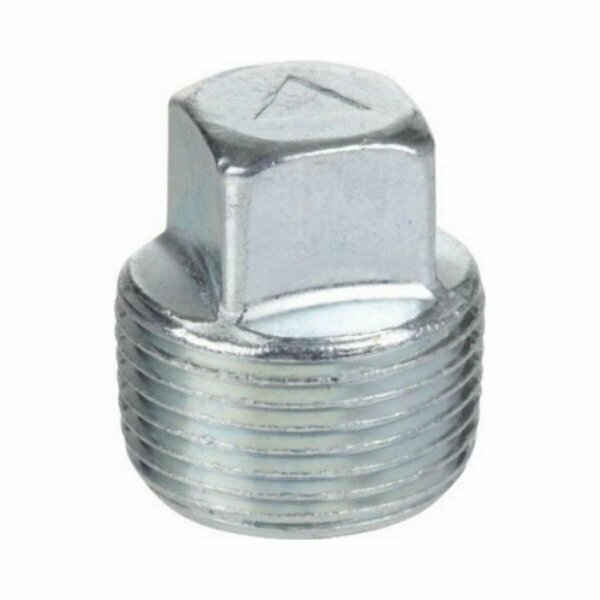 Asc Engineered Solutions 4 in. Galvanized Square Pipe Plug 119151